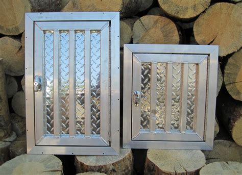 metal dog box doors|aluminum dog box doors.